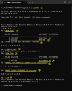 Oracle Database 19c と SQL Developer のインストール | MOT NOTE