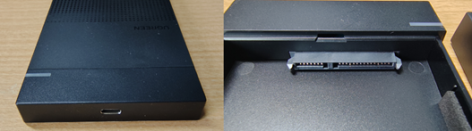 USB Type CポートとSATAコネクター