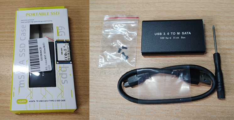 MSATA SSD 外付けケース